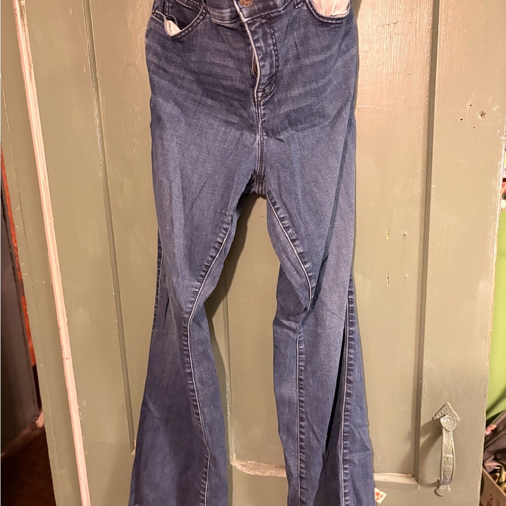 Torrid Dark Blue Flare Jeans